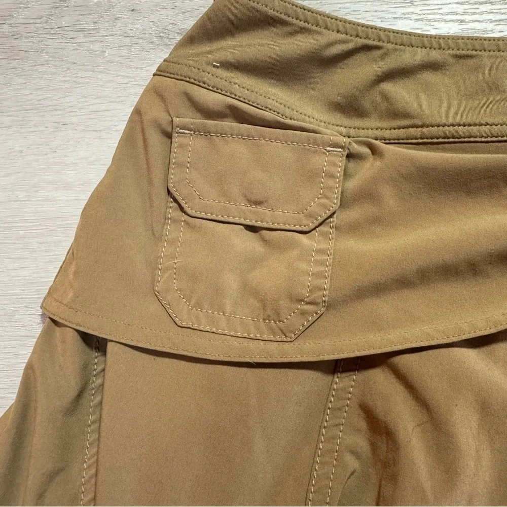 Athleta Y2K Wherever Low Rise Utility Skort, Tan, Size 2P